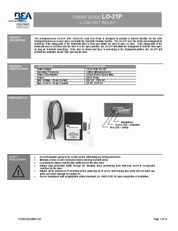 BEA Work Light LO-21P-page_pdf